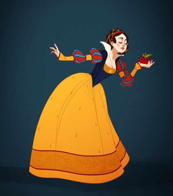 Các nàng công chúa Disney được chưng diện theo đúng giai đoạn lịch sử