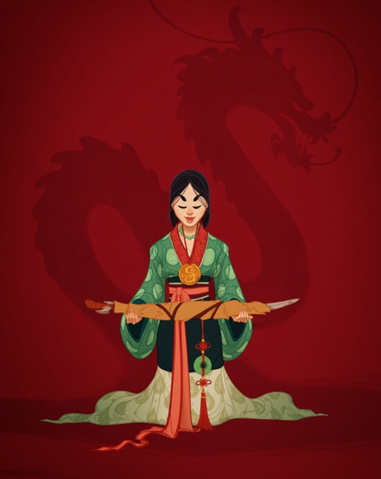 Các nàng công chúa Disney được chưng diện theo đúng giai đoạn lịch sử