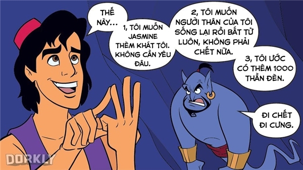 Dở khóc dở cười với những cái kết lãng xẹt của phim hoạt hình Disney