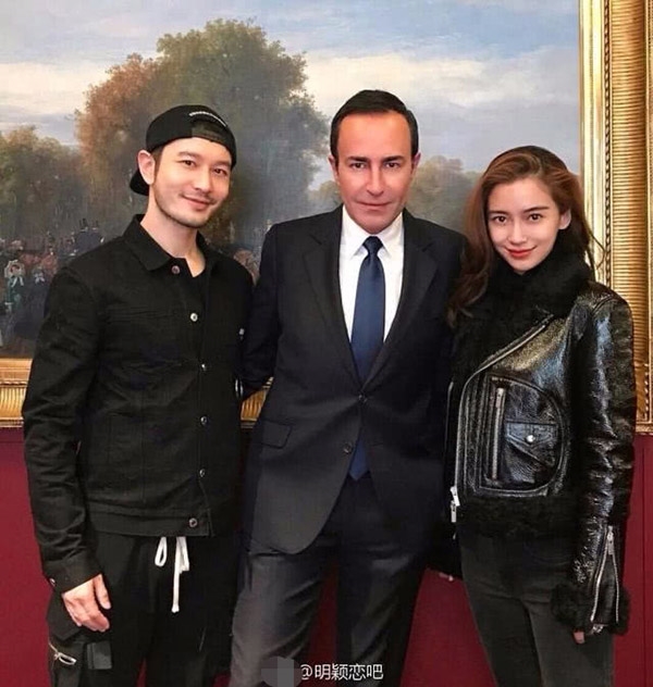 Huỳnh Hiểu Minh - AngelaBaby đưa nhau đi công tác bên trời Tây