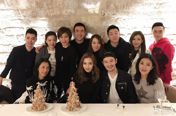 AngelaBaby khiến fan ganh tỵ vì được Huỳnh Hiểu Minh tổ chức sinh nhật