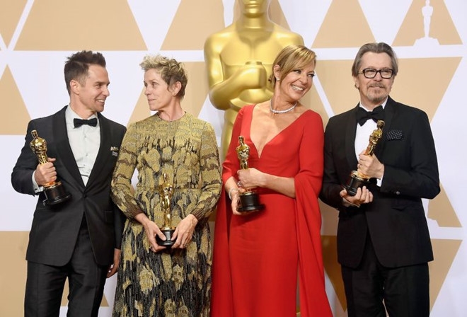 Oscar 2018: 'Người đẹp & thủy quái' thắng giải Phim truyện xuất sắc