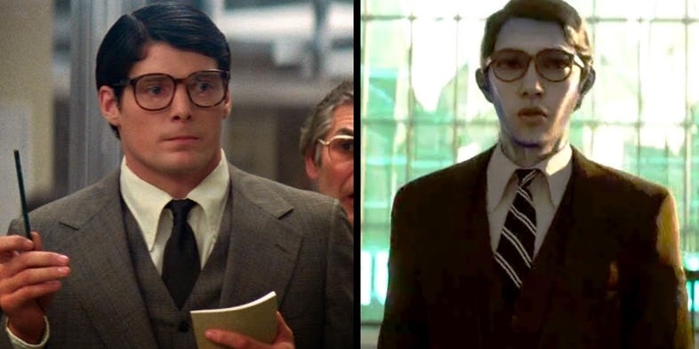 Kính của Clark Kent trong Superman