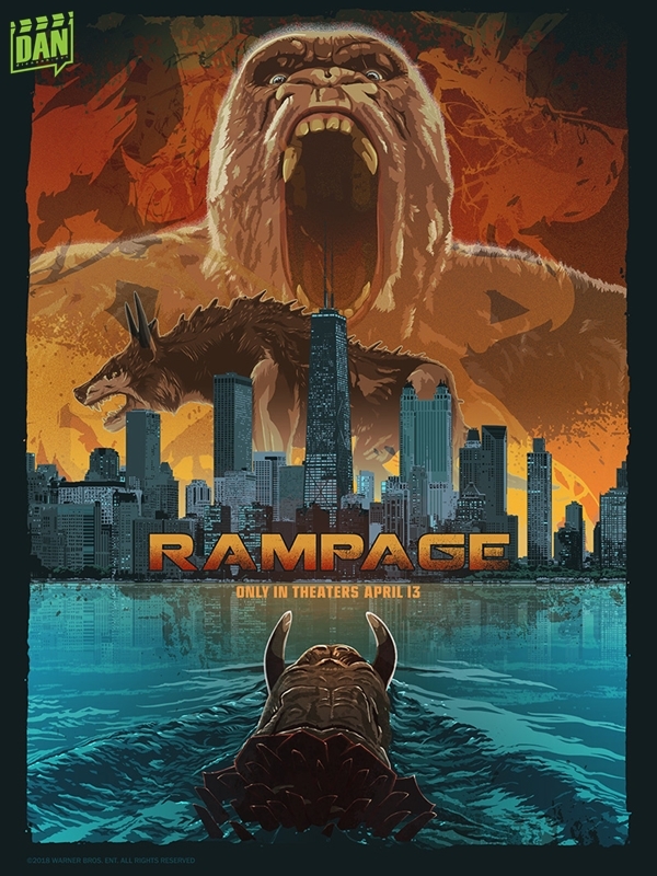 Cận cảnh các bé siêu thú 'đáng yêu' trong siêu phẩm Rampage