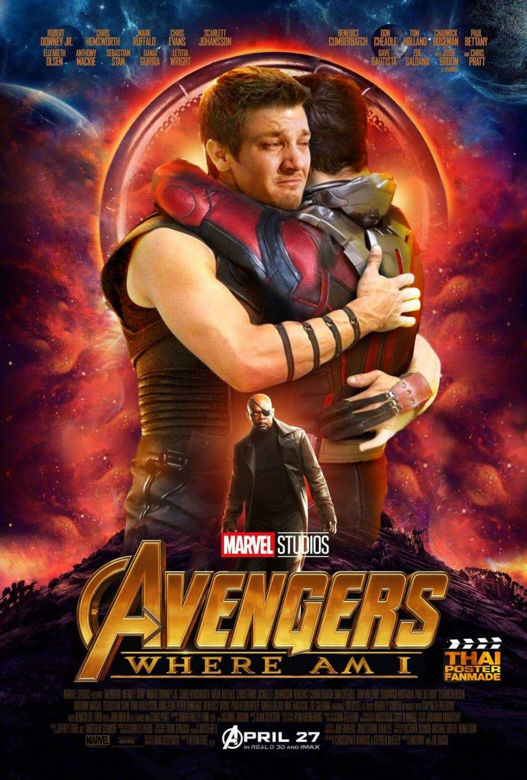 Hawkeye vắng mặt