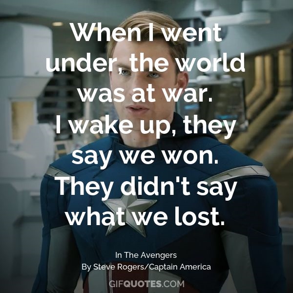 Những câu nói chất miễn bàn của Captain America