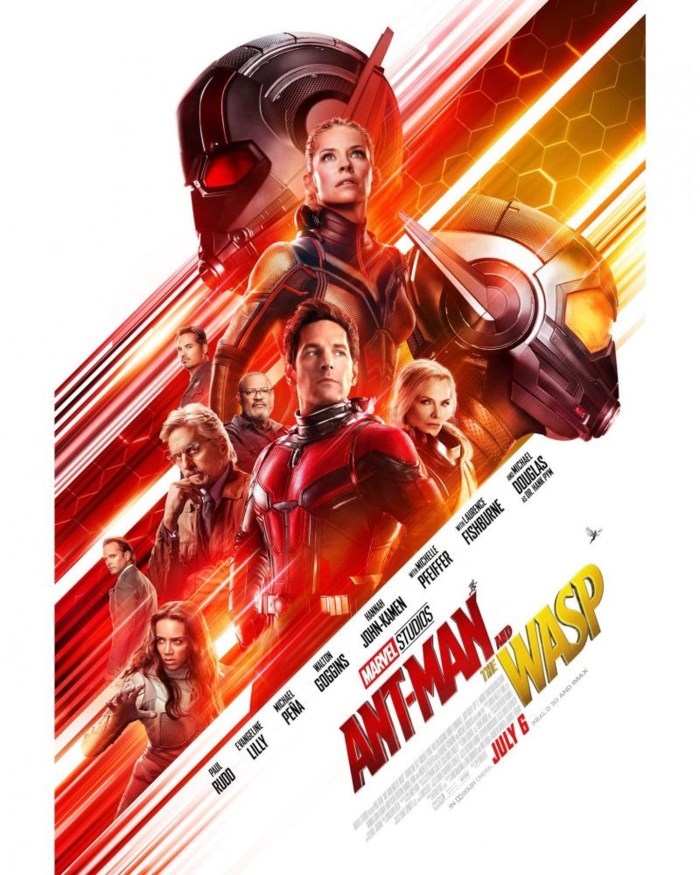 Ant-Man và The Wasp cùng xuất hiện ở vị trí trung tâm poster