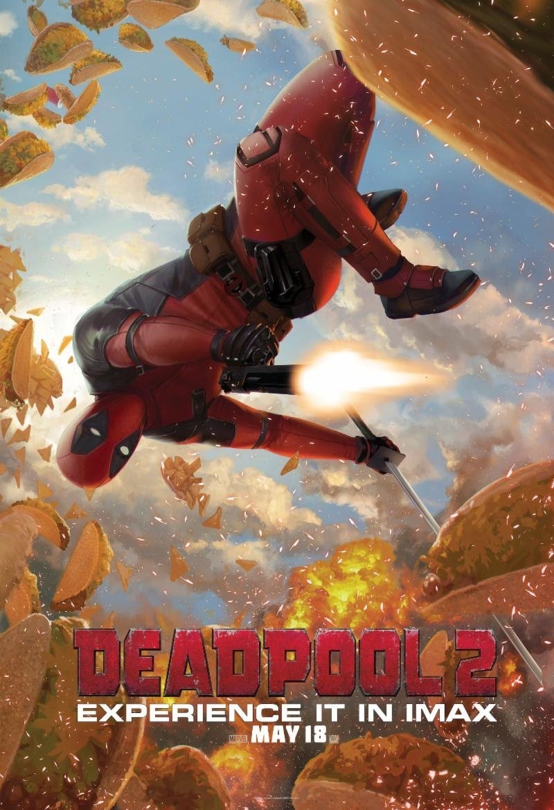 Deadpool chiến đấu trên bầu trời đầy món yêu thích của anh - Chimichangas