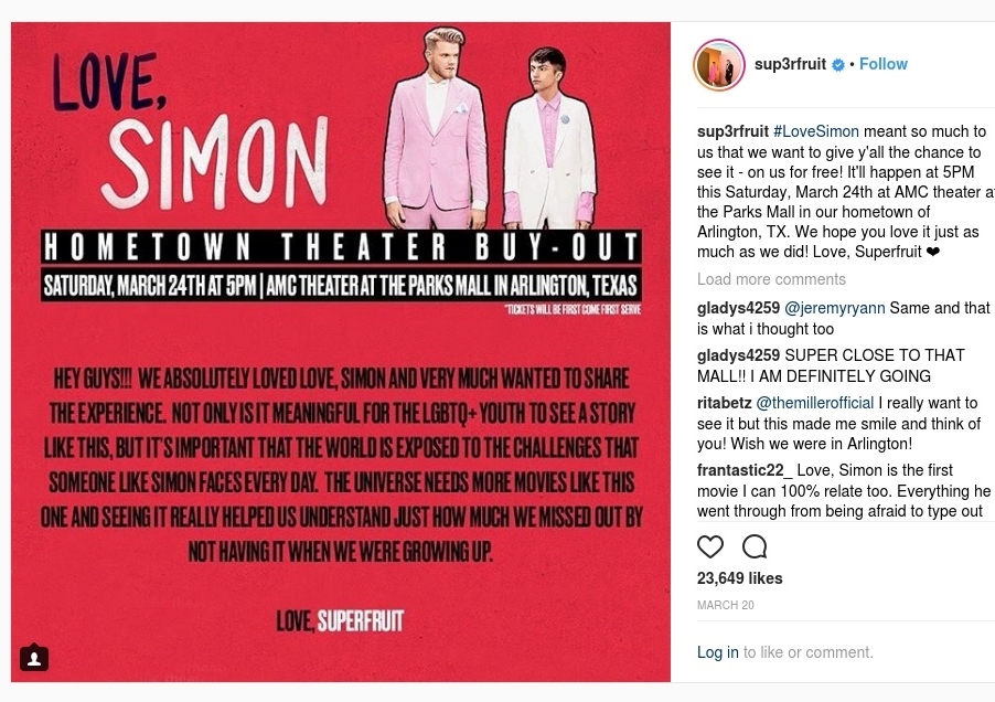Matt Bomer và nhiều sao đồng tính bao rạp phim Love, Simon