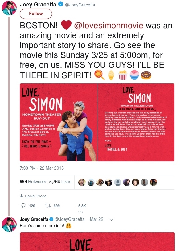 Matt Bomer và nhiều sao đồng tính bao rạp phim Love, Simon