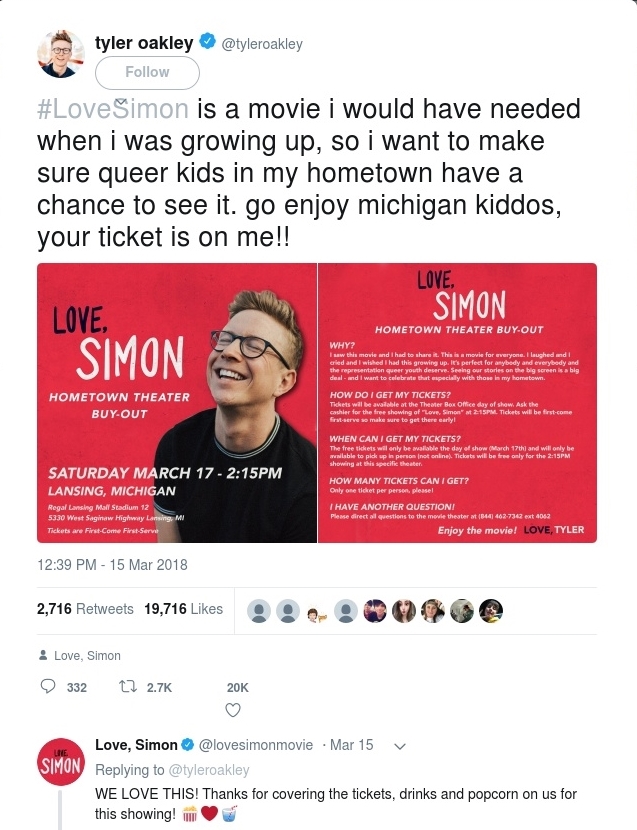 Matt Bomer và nhiều sao đồng tính bao rạp phim Love, Simon