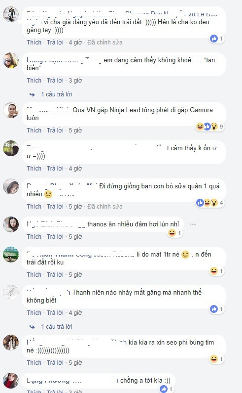 Siêu ác nhân Thanos đã đến Trái Đất