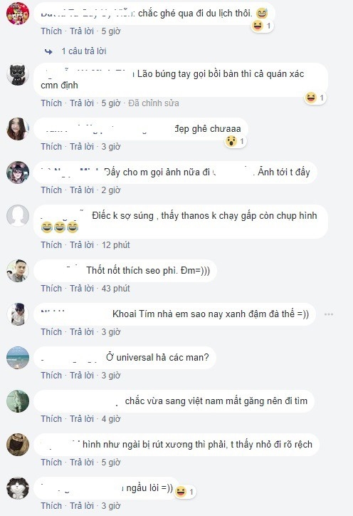 Siêu ác nhân Thanos đã đến Trái Đất