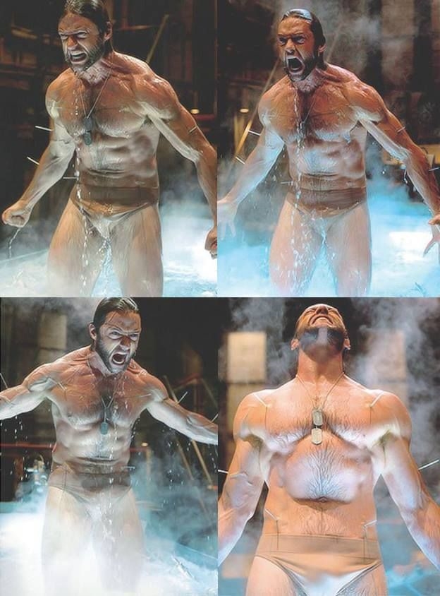 Một cảnh Hugh Jackman "chịu mặc" nội y