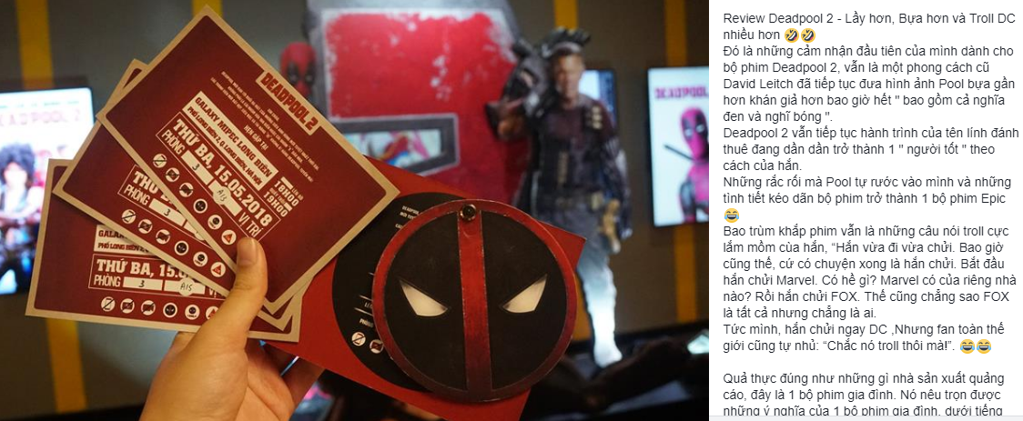 Phim Deadpool 2: Đánh giá đầu tiên của fan Việt sau suất chiếu sớm