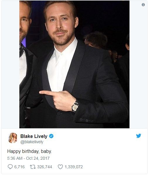 Mừng sinh nhật chồng Ryan Reynolds nhưng mà phải đăng ảnh Ryan Gosling nhé!