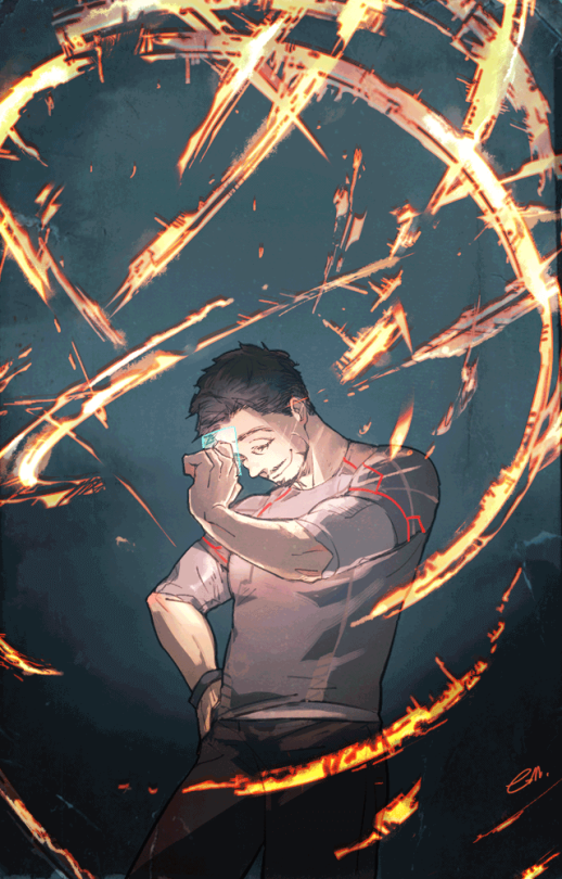 "I miss you, J.A.R.V.I.S" Artist: moyaci