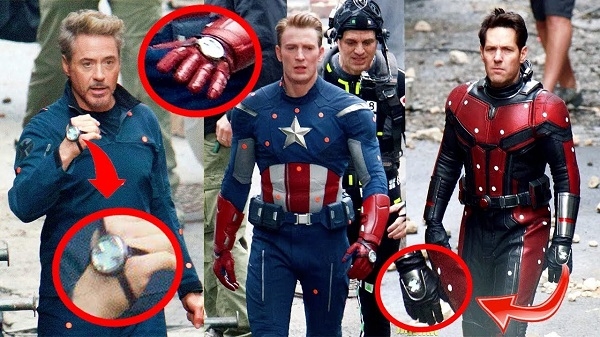 Trên phim trường Avengers 4, các fan phát hiện ra các Siêu Anh hùng đều đeo trên tay thiết bị giống đồng hồ du hành thời gian