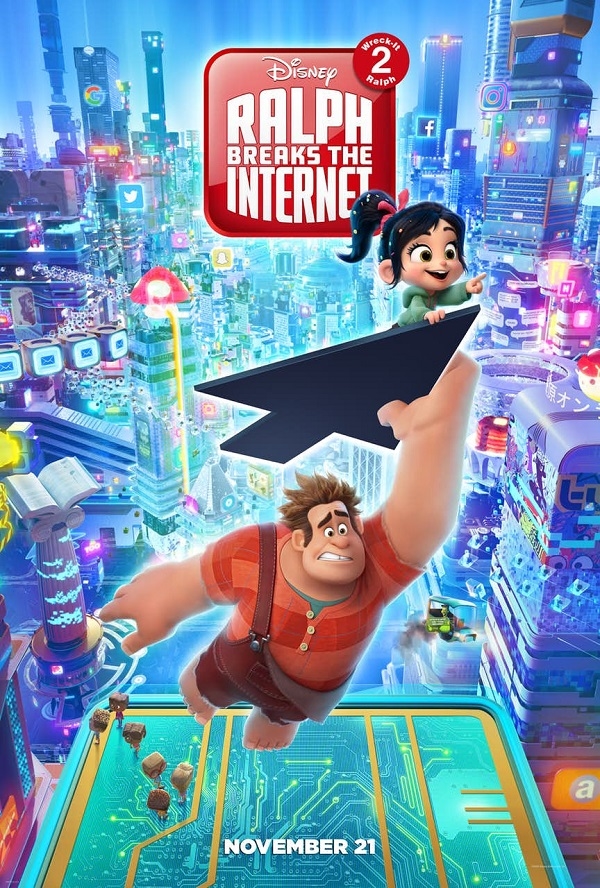 Các nhân vật hoạt hình xuất hiện trong trailer Ralph-Đập-Phá phần 2