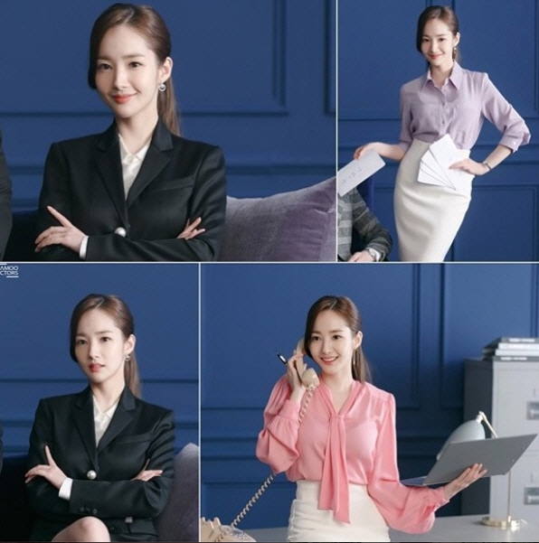 Park Min Young vô cùng tươi sáng rạng rỡ trên phim trường 'Thư ký Kim'