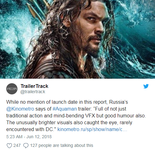 Aquaman cuối cùng cũng sắp tung trailer trong 'vài ngày tới'
