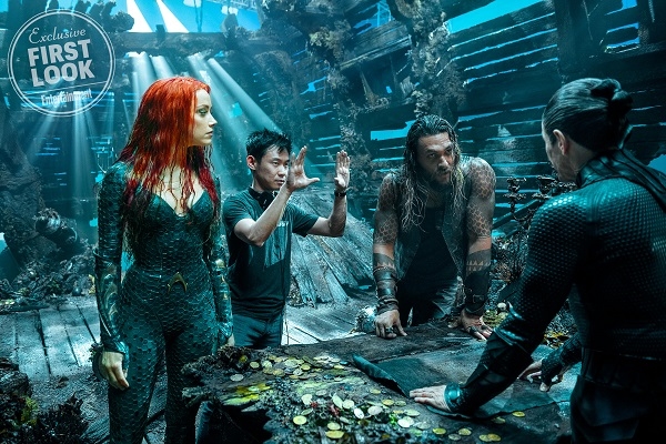 Hình ảnh tranh vẽ trận chiến trong phim Aquaman