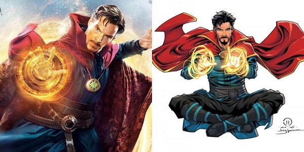 Những nhân vật của Marvel giống và không giống truyện