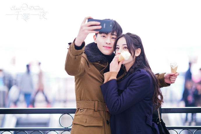Địch Lệ Nhiệt Ba - Đặng Luân gây bão vì đẹp đôi trong clip hậu trường