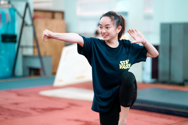 Kaity Nguyễn cật lực luyện tập Ballet và Kung Fu cho phim mới