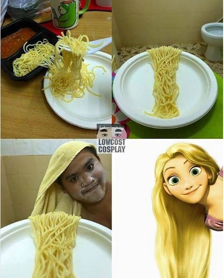 Rapunzel - công chúa tóc dài hay là... tóc mì tôm?