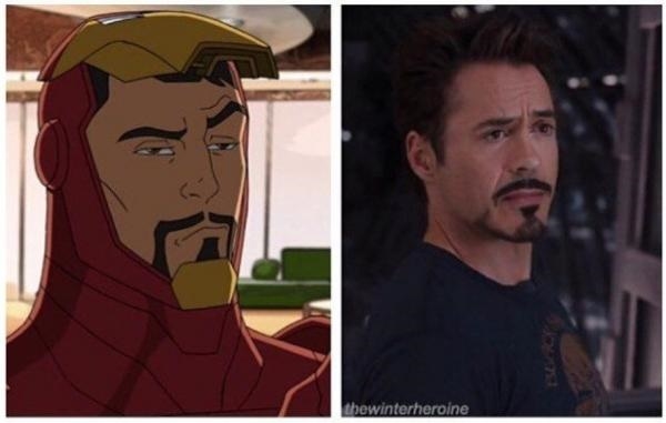 Iron Man của Robert Downey Jr. hoàn toàn trùng khớp nguyên tác comics