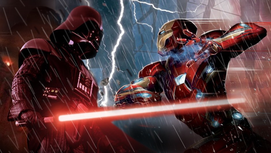 Kiếm ánh sáng của Jedi có thể chém nát khiên của Captain America