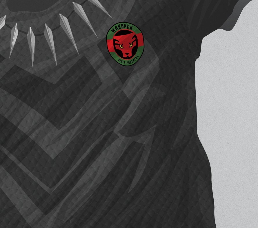 Hình ảnh thiết kế đồng phục thi đấu World Cup của Wakanda