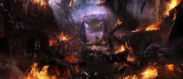 Concept art minh họa kịch bản của Avengers Infinity War
