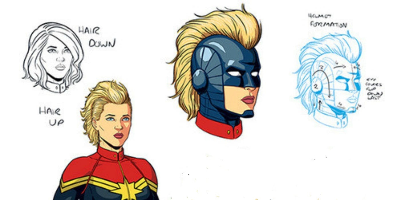 Hé lộ trang phục chính thức của Captain Marvel