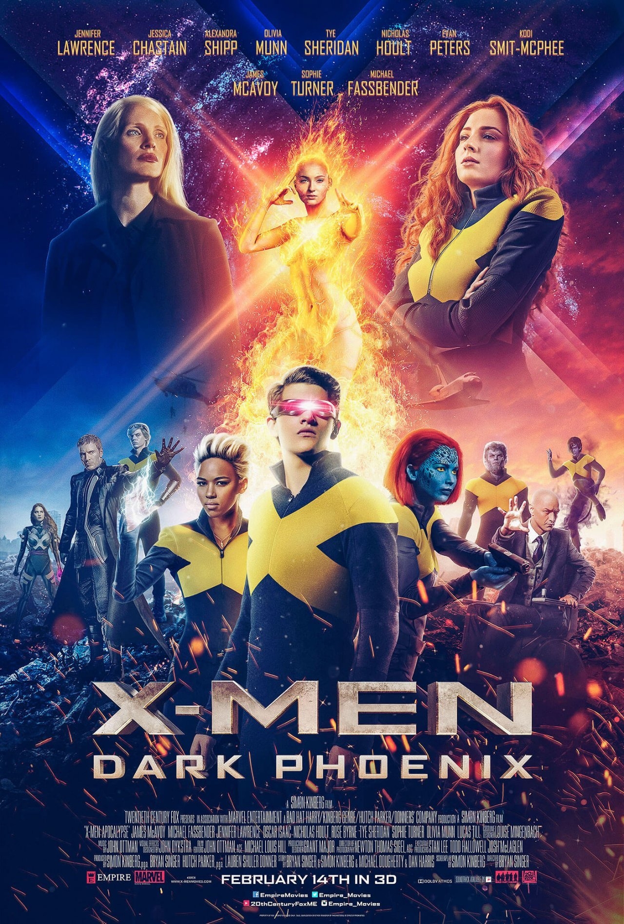 Bên cạnh đó, tài khoản này cũng chia sẻ hình ảnh poster Dark Phoenix do fan tự thiết kế.