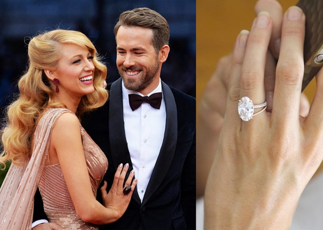 Nhẫn đính hôn của Hailey Baldwin giống hệt nhẫn của Blake Lively