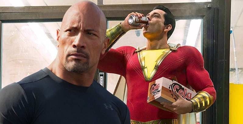 Bom tấn Shazam! sẽ không có sự tham gia của The Rock