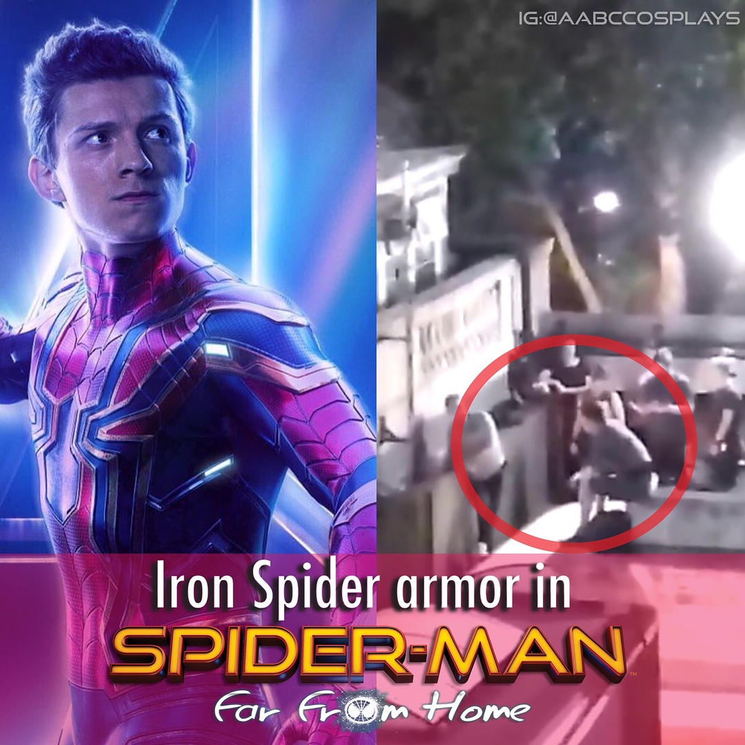 Phim trường của Spider-Man: Far From Home bị quay lén