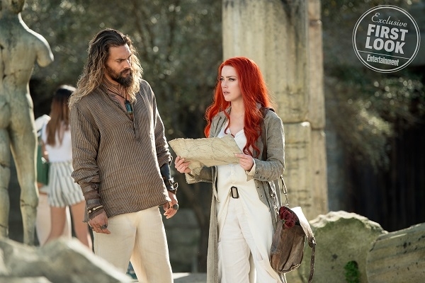Tạo hình nhân vật Fisherman King tại phim trường Aquaman