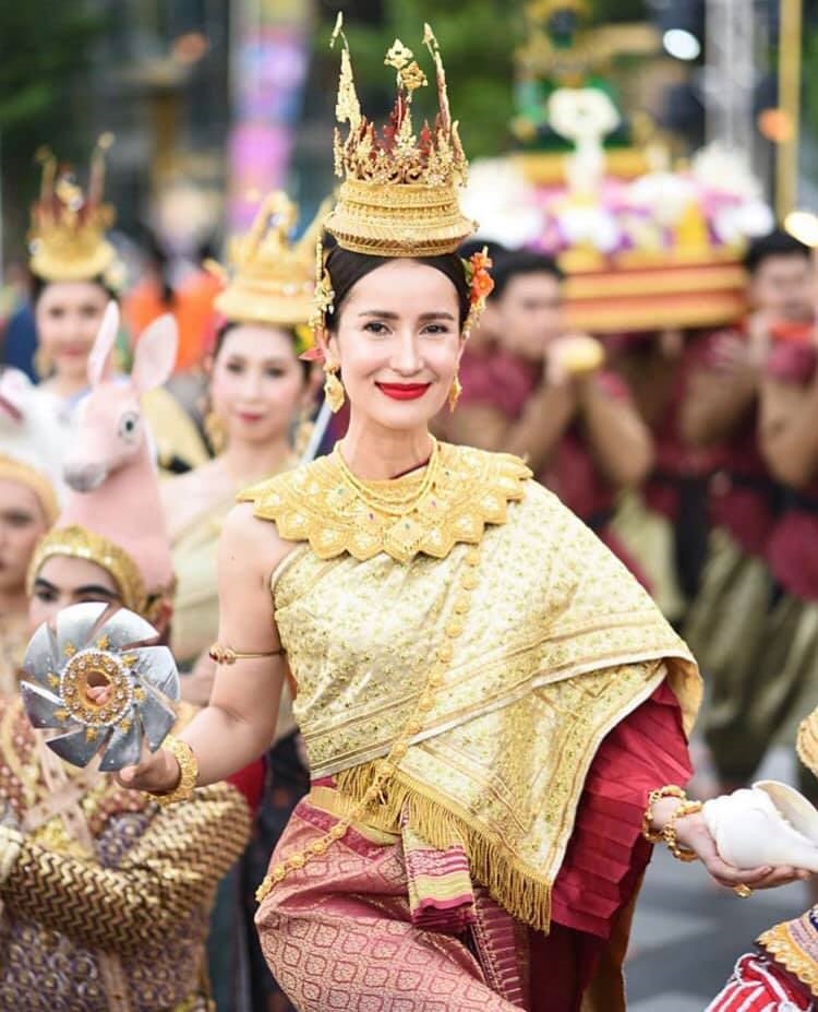 Loạt mỹ nhân Thái lộng lẫy trong tạo hình 'Nữ thần Songkran' 2019