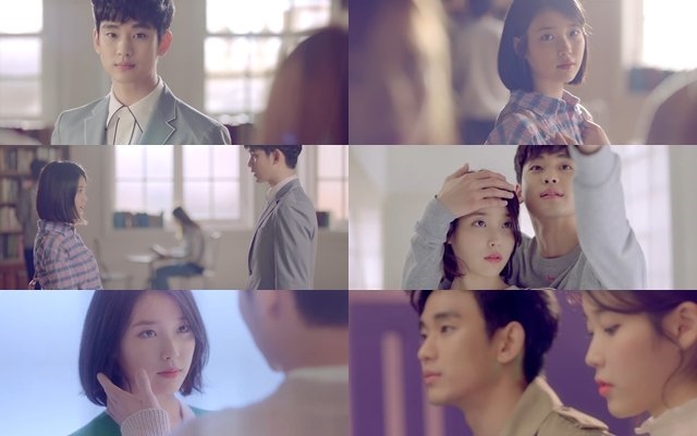 Kim Soo Hyun tới phim trường ủng hộ bạn thân IU và Yeo Jin Goo
