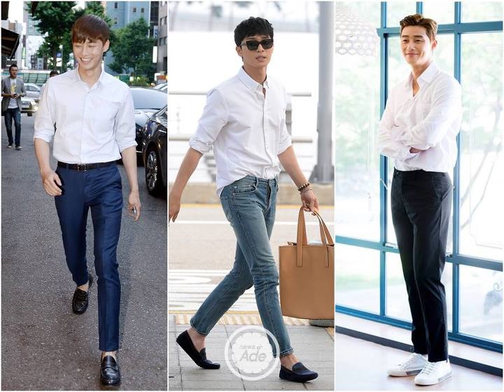 Loạt 'mỹ nam sơmi trắng' ngắm là 'đau tim' của showbiz Hàn