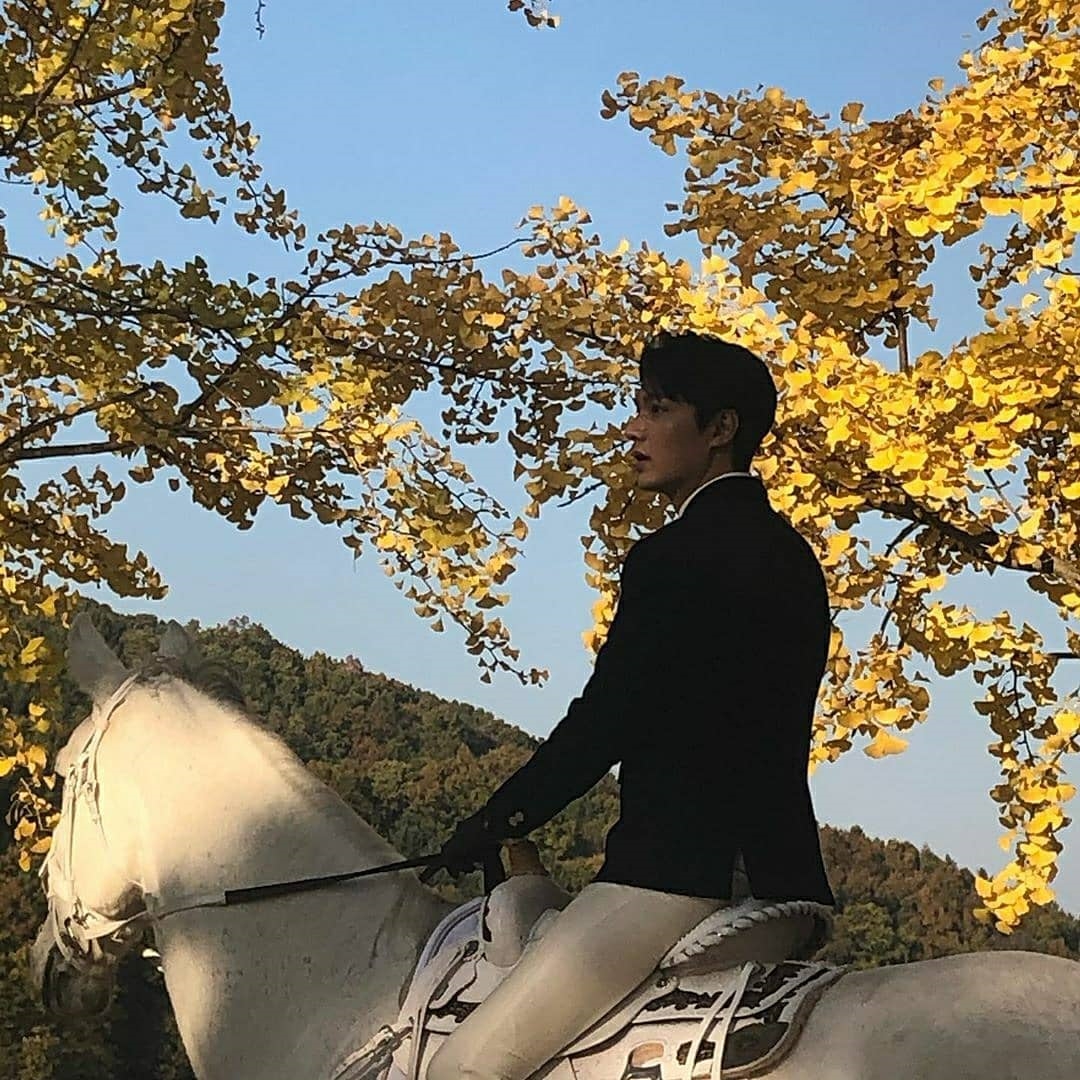 Lee Min Ho nổi bật khi quay phim mới giữa khung cảnh mùa thu xinh đẹp