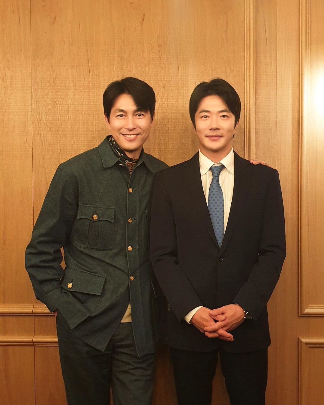 Kwon Sang Woo - Jung Woo Sung đứng chung khung hình gây “sốt”
