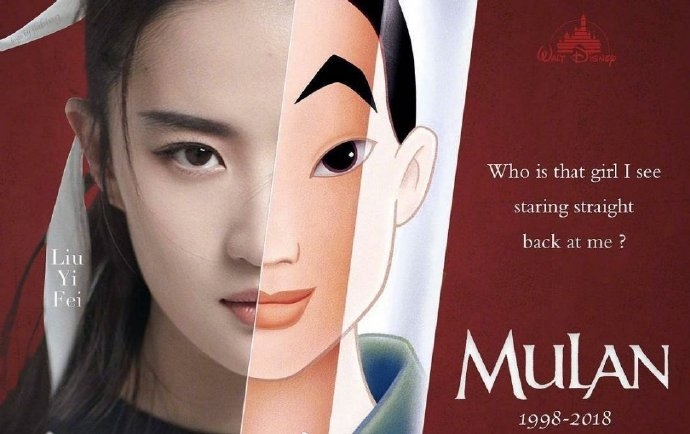 Lưu Diệc Phi gây bão vì Disney tung poster Hoa Mộc Lan phiên bản Nhật