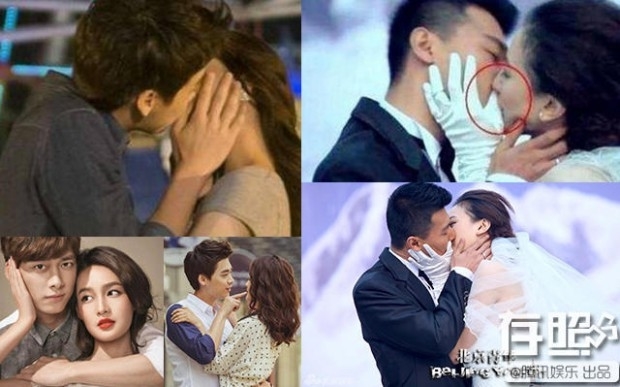 AngelaBaby, Dương Tử và những tuyệt chiêu quay cảnh hôn của sao Cbiz