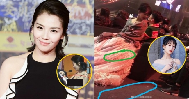 Dương Tử, Tóc Tiên và sao châu Á muối mặt vì sự cố váy áo