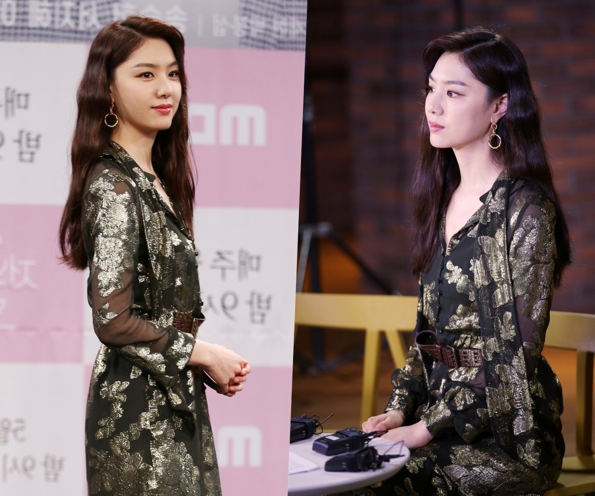 Seo Ji Hye nữ tính, dịu dàng trong họp báo phim mới với vai nữ chính