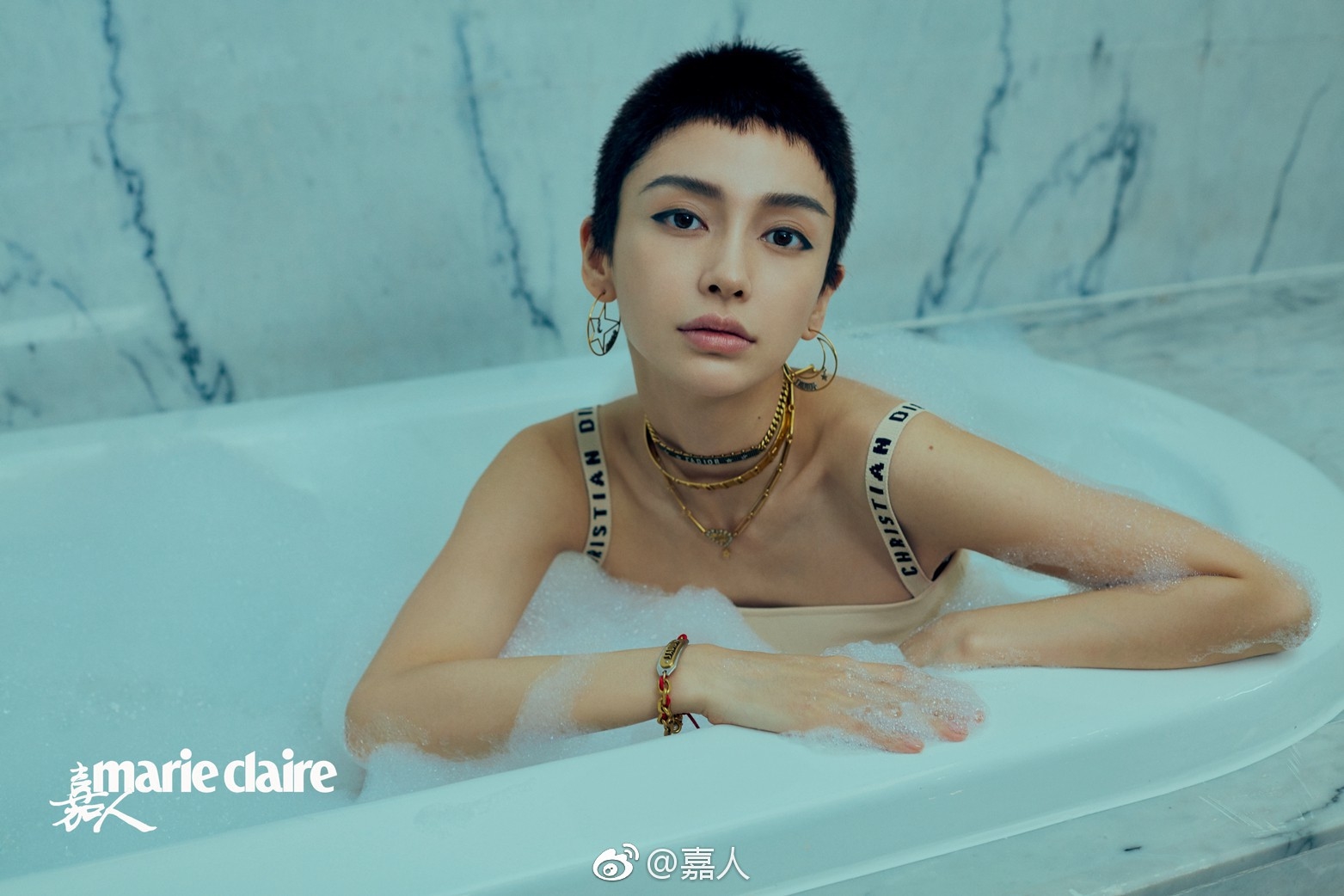 Châu Tấn, AngelaBaby và sao nữ Cbiz khoe sắc với kiểu đầu đinh